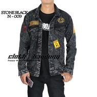 New Arrivals Patch jeans jacket Men's jeans jacket denim jacket Men's jacket Cool patch jeans jacket