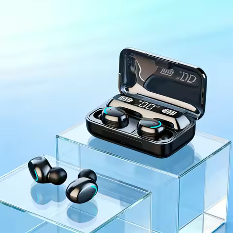F9 Bluetooth Headphones 9D Stereo High Bass Sport Earphones Handfree Touch Control Tws Wireless Earb