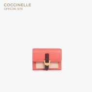 COCCINELLE กระเป๋าสตางค์ผู้หญิง รุ่น CAMPUS WALLET 11F001 สี PINK CLAY/ROSETTE/PRUNE