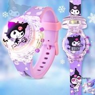 Children's toy watch girl 2 baby 3-year-old my melody 4 cartoon 5 luminous electronic watch rotating