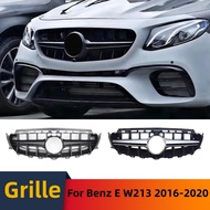 Front Grille Bumper Grill Mesh Tuning Accessories For Mercedes Benz E class W213 C238 2016-2020 E200