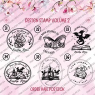 CUSTOM LIBRARY STAMP /BOOKSTAMP/LIBRARIAN/EXLIBRIS VOLUME 2