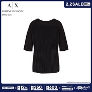 AX Armani Exchange เสื้อยืดผู้หญิง รุ่น AX 6DYT60 YJMGZ1200 - สีดำ