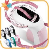Embossing Label Maker E975 3D Embossing Label Printer Machine with 6 Rolls Emboss Tapes, Handheld Em