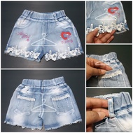 CELANA ANAK PEREMPUAN BEKAS SECOND PRELOVE HOTPAN JEANS IMPORT