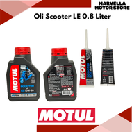 Oli Motul Scooter Le SAE 10W-30 800 ml Oli Gardan Motul 120ml SAE 80W-90