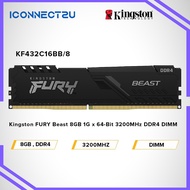 Kingston FURY Impact 8GB 1G x 64-Bit 3200MHz DDR4 DIMM (KF432C16BB/8)