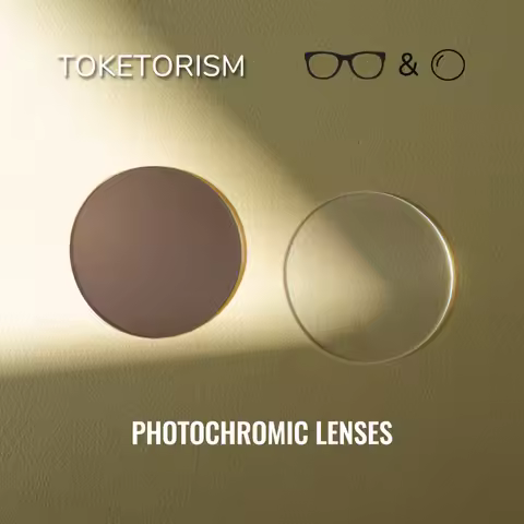 Toketorism Anti Blue Photochromic Prescription Lenses for Myopia Presbyopia Anti UV Astigmatism Cust