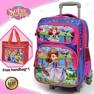 Disney Sofia 6 Wheel Trolley Bag Trolley