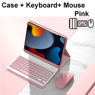 Keyboard Case For iPad 7th 8th 9th 10.2 Inch A2602 A2200 Detachable Bluetooth Keyboard Cover for iPa
