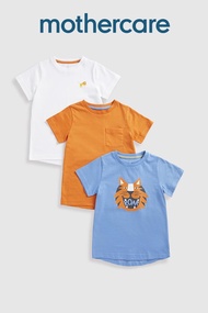 เสื้อยืดเด็กผู้ชาย Mothercare Tiger T-Shirts - 3 Pack HD500