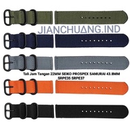 Jkv Strap Seiko Prospex Samurai 43.8mm SRPE35 SRPE37 Canvas Strap