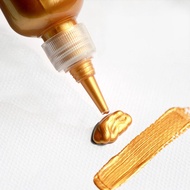 สีอะคริลิคสีทอง60มล.สีระบายสี DIY ไม่ซีดจางกันน้ำ