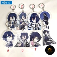 Anime keychain Kimetsu No yaiba character Iguro Obanai