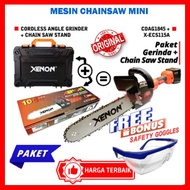 Paket Gerinda Chainsaw Baterai Cordless Mini Mesin Chainsaw ORIGINAL
