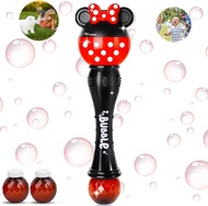 Bubble Wand for Kids Machine Blower Maker Outdoor Indoor Automatic Toy with Light & Music Party East