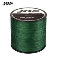 JOF Dây Câu Cá Nhật Bản Dây Cước 8 Sợi Dây Câu Cá Fluorocarbon Dùng Cho Nước Mặn 300M 500M 1000M