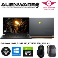 Dell Alienware M15 R6 80165-3060-W11 15.6'' FHD 165Hz Gaming Laptop ( I7-11800H, 16GB, 512GB SSD, RTX3060 6GB, W11, HS )