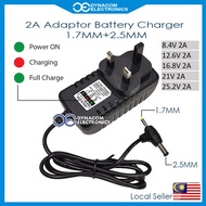 8.4V Charger 12.6V Charger 16.8V Charger 21V Charger 25.2V Charger Lithium Battery Charger [Pengecas
