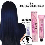 Loreal majifashion 2.10 blue black / blue salt  cat rambut