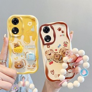 Phone Back Case For Oppo A78 4G Luxury Fashion Cute Cartoon Puppy Dog Soft Silicone Phone Cases for 