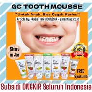 GC TOOTH MOUSSE ORIGINAL FREE SPATULA Share in jar CHEAPEST vitamin karies