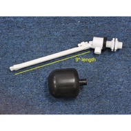 KiaQuest - 9" Side inlet valve for Water Closet c/w Poly float - Suitable for Johnson Suisse, INAX, 