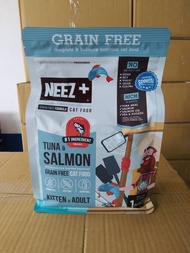 New Package ! NEEZ+ Tuna+Salmon For Cat อาหารแมวสูตรปลาทูน่าและปลาแซลมอล สำหรับแมว 4เดือนขึ้นไป ทุกสายพันธุ์ 1kg.