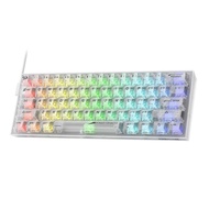 【High Quality】 Redragon K617 SE 60% RGB Wired Gaming Keyboard 61 Keys Compact Full-Translucent Board