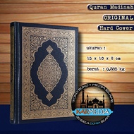 HITAM (Can Custom Print Name) Mushaf Madinah ORIGINAL Black Cover Size 15x10 cm Al-Quran Rasm Ottoman