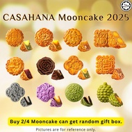 喜月堂2025中秋月饼 CASAHANA Mooncake 2025 Kuih Bulan [HALAL] Mix & match 2/4pcs mooncake FREE gift box.