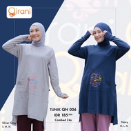 Tunik Kaos dan Celana Kulot Olahraga Qirani/Tunik Kaos bahan Combed 24s dan Celana Kulot bahan Scuba