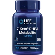 Life Extension 7-Keto DHEA Metabolite 100mg 60 Vegetarian Capsules Has Been Studied to Help Promote 