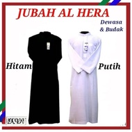 Jubah Lelaki AL-Hera Jubah Putih/ Jubah Tahfiz Jubah Hitam