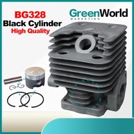 BG328 Cylinder Block Kit Set Brush Cutter BG328 Block Mesin Rumput T328 (Black)