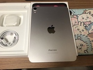 Battery 87%- sliver -Full set 99%new iPad mini 7 256gb wifi only one month warranty