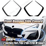 Front Bumper Side Canards Spoiler Diffuser Splitter Air Vent Cover For BMW 2 Series F44 216i 218i 22