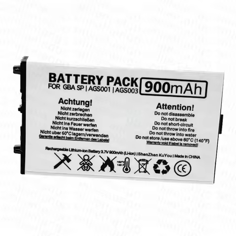 1-100PCSAGS-003 Battery Game GBA SP AGS003 850mAh 900mAh Lithium Batteries for Nintendo GBASP Game C