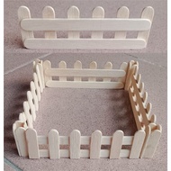 Miniature Fence From Ice Cream Sticks
