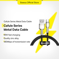 Baseus 6A USB to Type-C Cable 66W Fast Charging Cable for Huawei Mate 40 Pro P30 Pro Supports 480Mbp