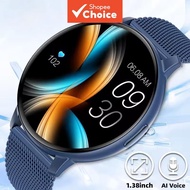 New Smart Watch Men Women Bluetooth Call Heart Rate Health Monitor 1.38inch HD Screen Fashion Sports
