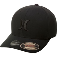 Hurley Mens Baseball Cap - Moisture Wicking Curved Brim Flexfit Fitted Hats for Men with H2O-Dri Swe