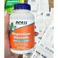 NOW Magnesium Glycinate with BioPerin Pills