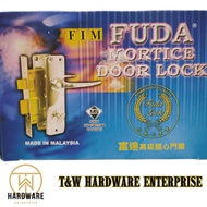 Fuda Mortice Door Lock 2-Level Mortise Grill Door 2lever Mortice Lockset/Level Door Lock