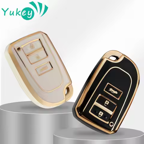 3 Buttons TPU Car Key Cover Case For Toyota Yaris HAIs 2020 Hiace 200 Sienta Remote Shell FOB Protec