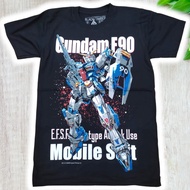 Gundam F90 Original Black Timber T-Shirt