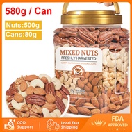 MR.Squirrel 500g Mixed Nuts (Almonds, Walnuts, Cashew,Pecan)Trail Mix Nuts Healthy Snacks
