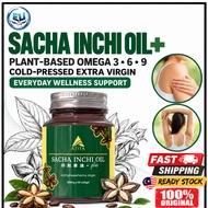ATITA Sacha Inchi Oil+ 500mg x 60 Softgels | Cold-Pressed Extra Virgin Plant-Based Omega 3 6 9
