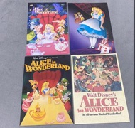 日本絕版迪士尼Alice愛麗絲夢遊仙境妙妙貓柴郡貓紀念卡收藏卡Postcard明信片。史迪仔 Tinker Bell小仙子小叮噹愛麗絲夢遊仙境集卡社phantom明信片postcard。紀念卡公主di