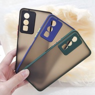 VIVO Y76(5G) Transparent Matte Camera Protection Matte Case